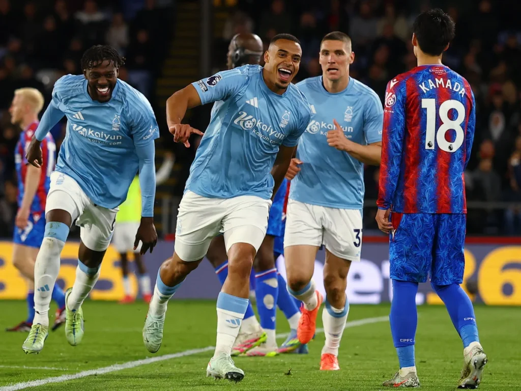 Crystal Palace F.C. Vs Nottingham Forest Timeline