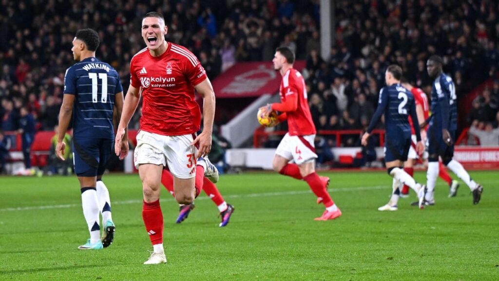 Aston Villa vs Nottingham Forest
